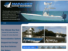 Tablet Screenshot of maraudermarine.com